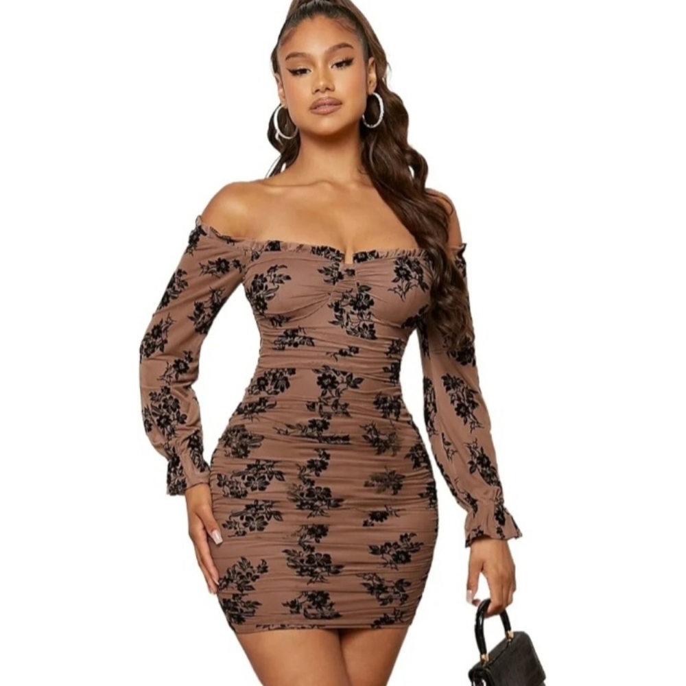 Cute off the shoulder dress